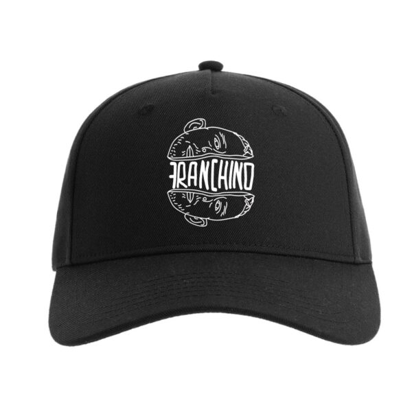 Cappello-Franchino-Panino-100%-Poliestere-Ricilato-fronte-nero