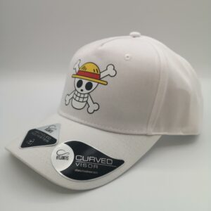 Cappello-One-Luffy-Jolly-Roger-Piece-Bianco-1