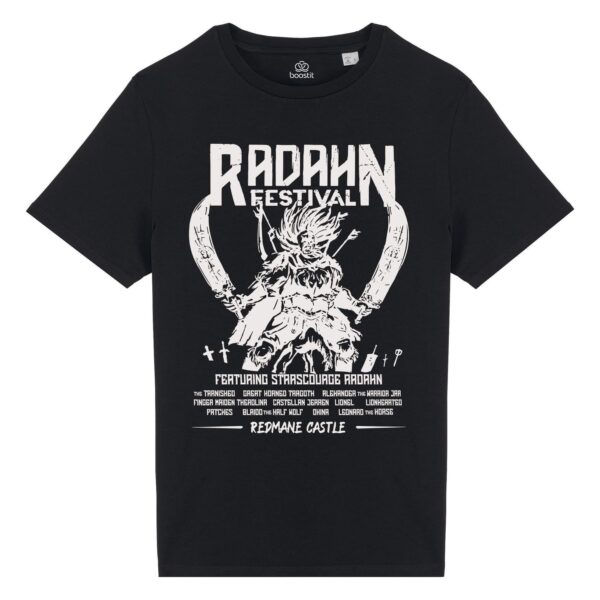 T-shirt-Unisex-Radahn-festival-nero