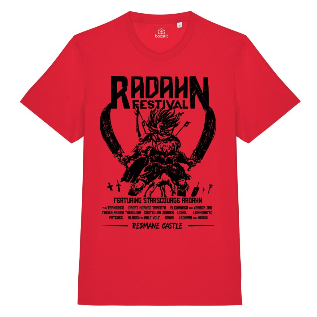 T-shirt-Unisex-Radahn-festival-rosso