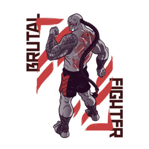 T-shirt Brutal Fighter